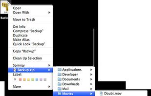 One right-click and favorite archiving commands are there, waiting for your actions.