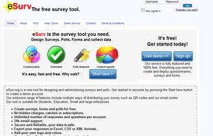 eSurv.org screenshot 1