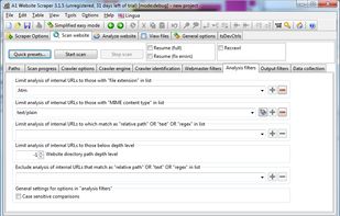 A1 Website Scraper screenshot 1