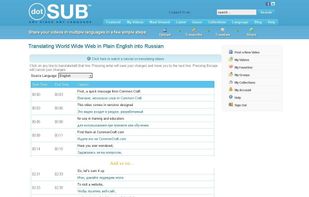 Subtitle translation page.