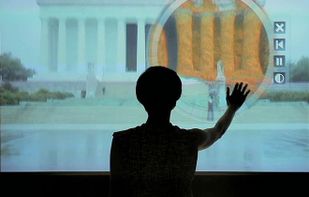 Multi-touch interactive screen