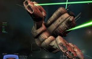 A space station that dosent like being shot at.