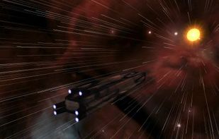 A Plowshare cruises towards its destination with the aid of SPEC. 