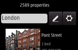 Searching in List mode