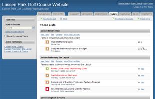 Create tasks with due dates and color codes.
