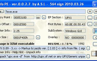 ExEinfo PE screenshot 1