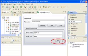 Visual Swing for Eclipse screenshot 1