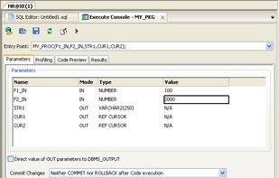 Execute Store Procedure