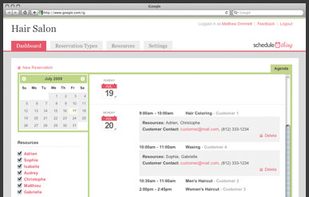 An example of a home dashboard.