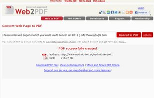 PDF successfully created