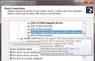 Webcam Diagnostics screenshot 1