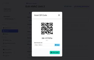 Instant Asset Identification with QR Code Labels