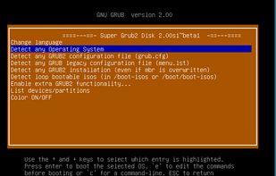 Super GRUB2 Disk screenshot 1