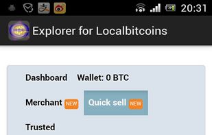 Explorer for Localbitcoins screenshot 1