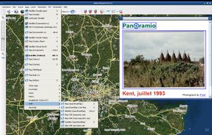 Yahoo photos as map + Panoramio/Wikimapia as layers