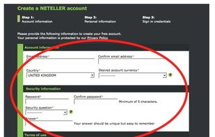 Neteller screenshot 1