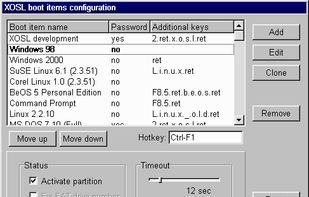 Boot list configuration