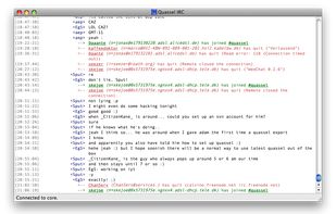 Quassel IRC screenshot 1