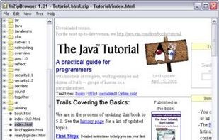 InZipBrowser normal display