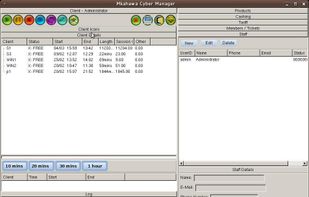 Main Control Console - List Mode
