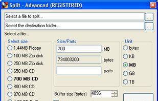 SplitFile screenshot 1