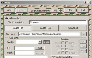 Klog screenshot 1