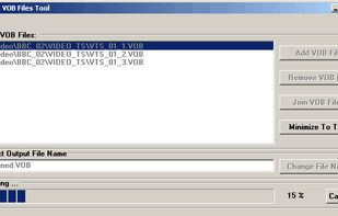 Join Vob Files Tool screenshot 1