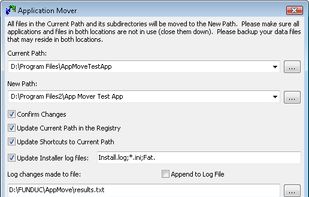 Application Mover screenshot 1