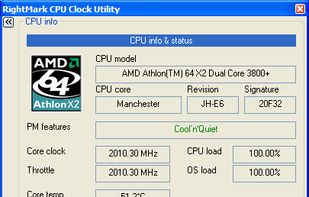 RMClock screenshot 1