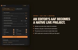Import AAF to Ableton Live