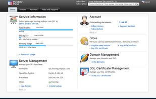 Customer Control Panel