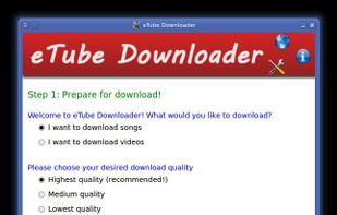 eTube Downloader screenshot 1
