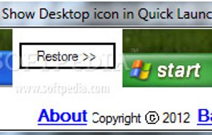 Restore Show Desktop screenshot 1
