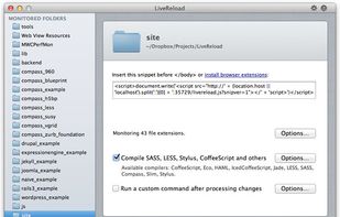 LiveReload screenshot 1