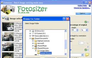 Fotosizer screenshot 1