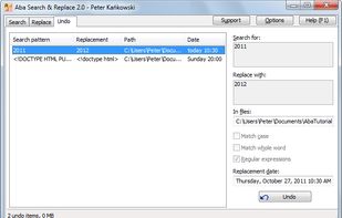Aba Search and Replace screenshot 3