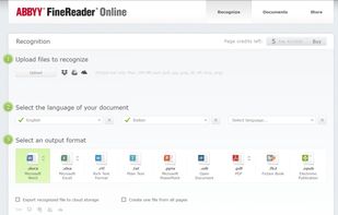 ABBYY FineReader Online screenshot 1