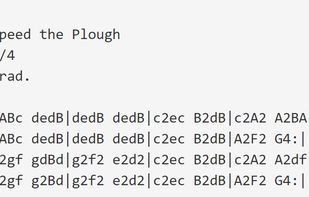 abc notation screenshot 1
