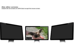 Dim other screens feature is especially designed for watching movies.