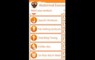 Abdominal Exercises screenshot 1