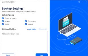 Abelssoft EasyBackup screenshot 2