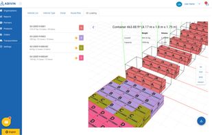 The Proprietary Algorithms can solve many complex problems such as 3D Loading; VRP, Inventory Routing...