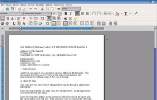 AbiWord screenshot 3
