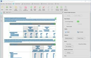 Customize PDF to Excel conversions