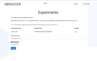 ABRouter screenshot 1
