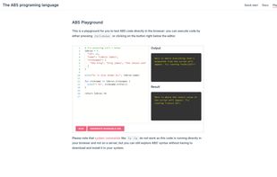 ABS Programming Language screenshot 1