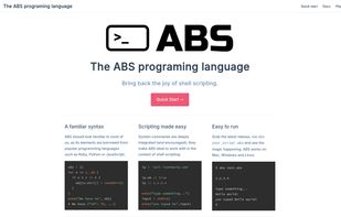 ABS Programming Language screenshot 1