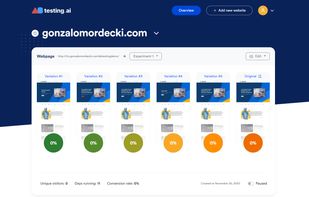 Control Pannel of the experiment