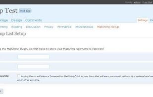 MailChimp List Subscribe Form screenshot 1