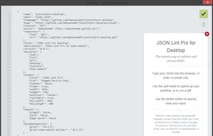 Screenshot of version 0.0.1-pre.